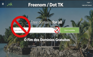 Freenom e Dot TK — A história do domínio gratuito que acabou