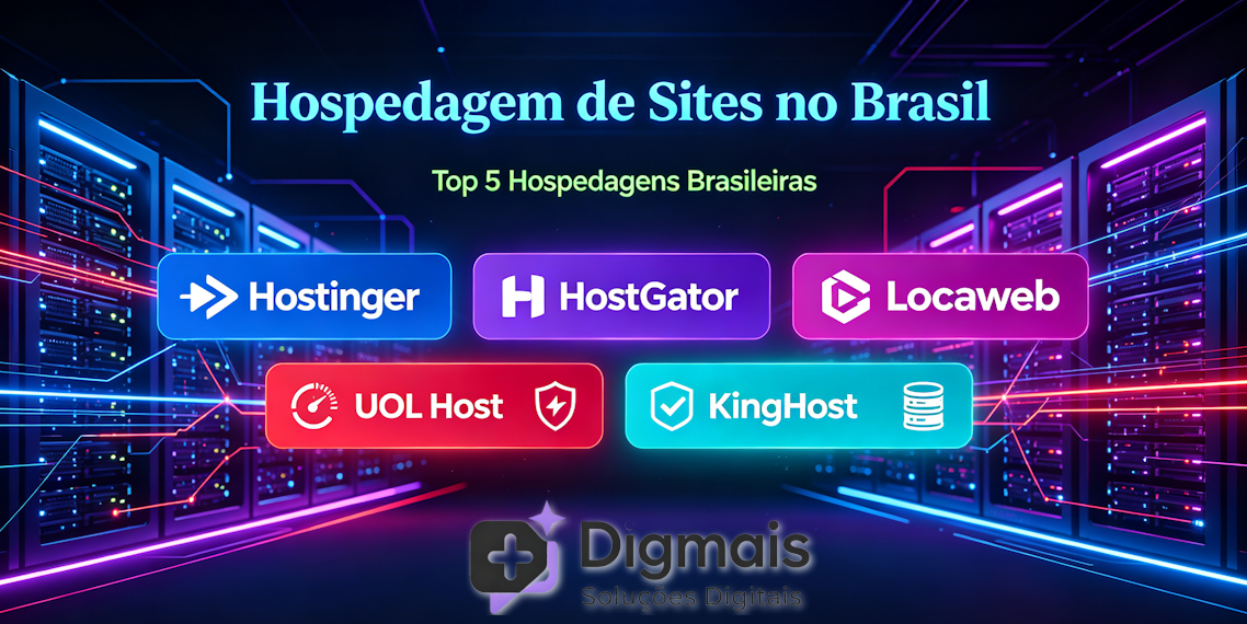 Comparativo das 5 grandes hospedagens do Brasil — qual escolher?